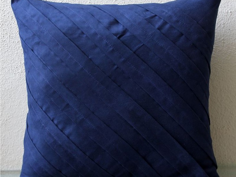 Navy Blue Pillow Shams