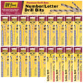 Number/Letter Drill Bit Display