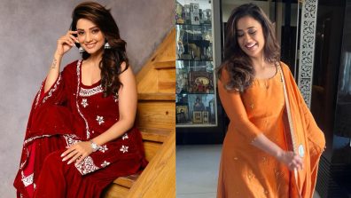 Fashion Face-Off: Adaa Khan or Shweta Tiwari: Whose Sharara Suit Will You Opt For This Festive Season