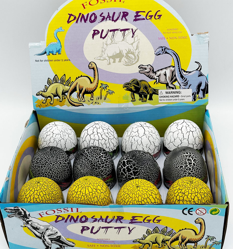 SY180 – Dinosaur Cracked Egg Putty 8cm – Jack in the Box