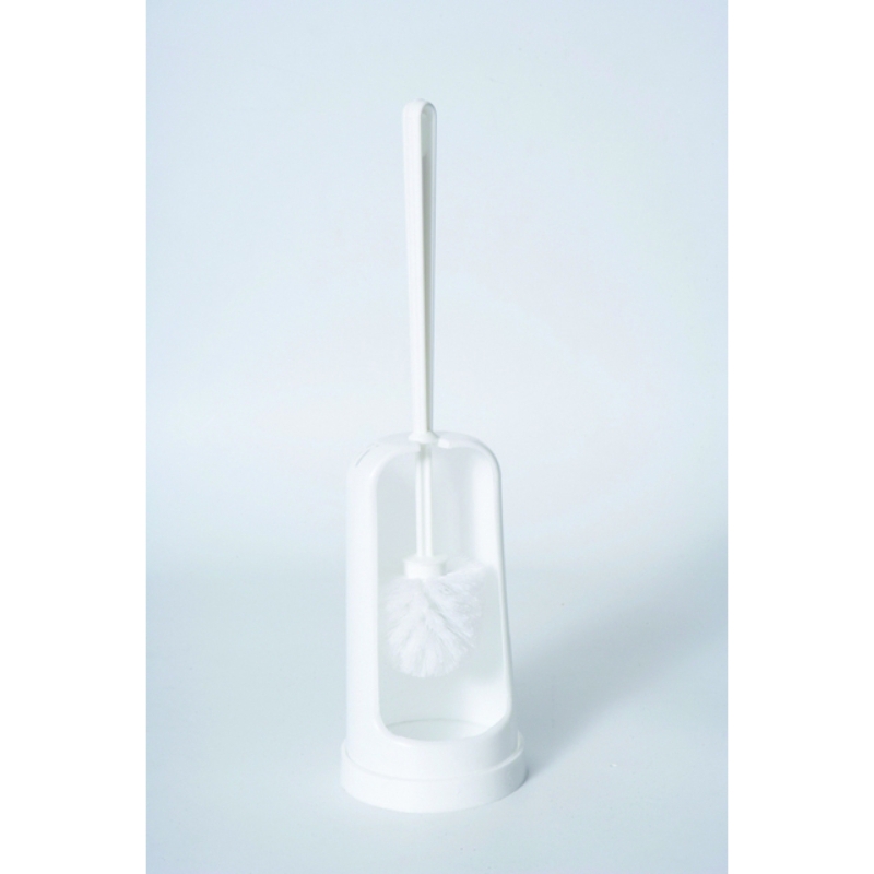 Semi-Closed Toilet Brush & Holder