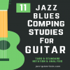 11 jazz blues comping studies for guitar carre