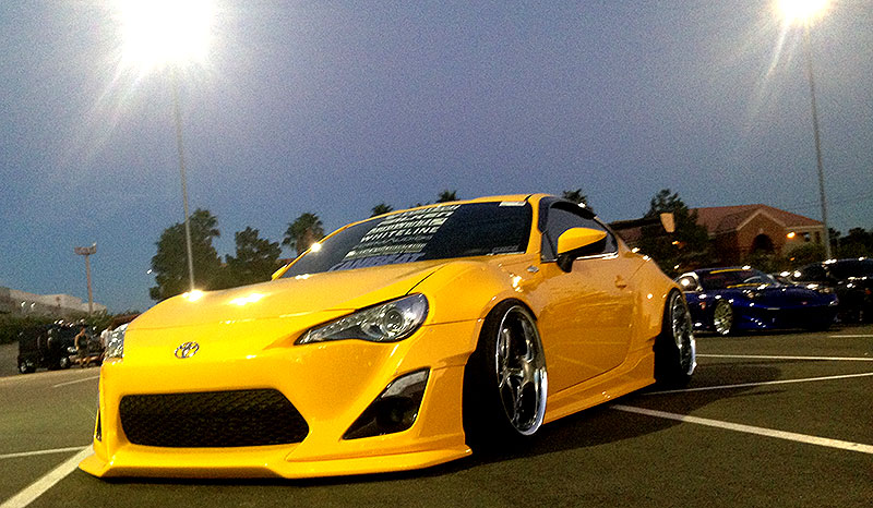 Work VS-KF on Rocket Bunny Scion FR-S at SEMA 2013