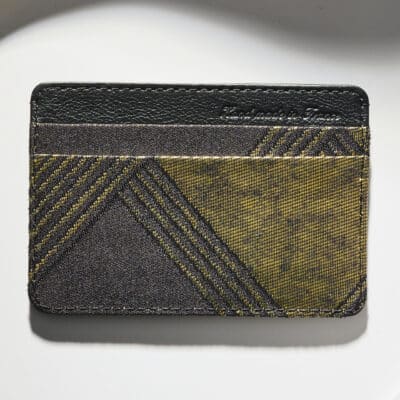 “Essentiel” slim cardholder gold Hishitsunagi Kimono