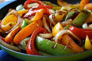 Quick Balsamic Peppers