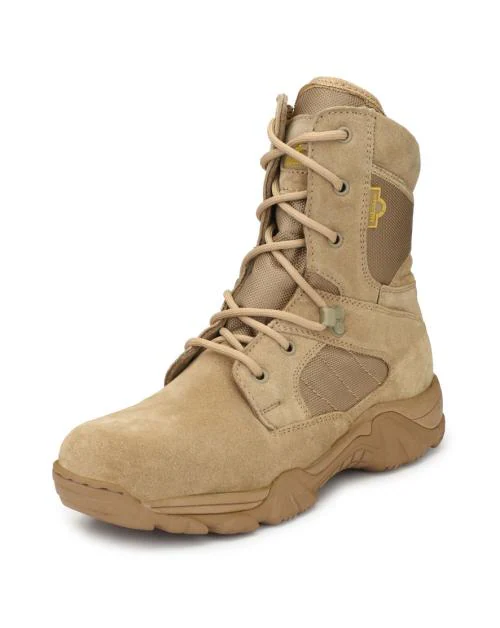 Mikaasa Military and Tactical Beige Boots for Men - JioMart