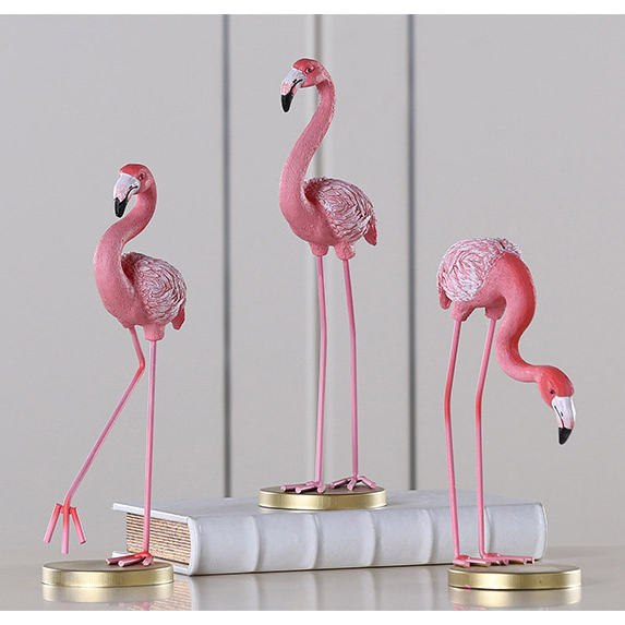 Customize polyresin pink flamingo statue decorative flamingo