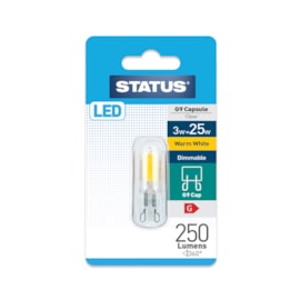 Status 3w Led G9 Warm White Dimmable Bulb (3SLDG9WC1T10)