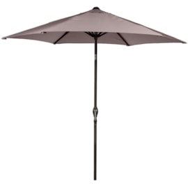 Soleil Crank And Tilt Parasol Taupe 2.7m (AP27TAUPE)