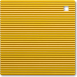 Silicone Square Trivet Mustard 18cm (J238M)