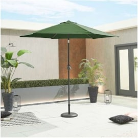 Nova Antigua Aluminium Parasol 2.7m Round Green