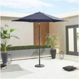 Nova Antigua Aluminium Parasol 2.7m Round Navy