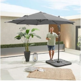 Nova Apollo Cantilever Parasol 3m Round Grey