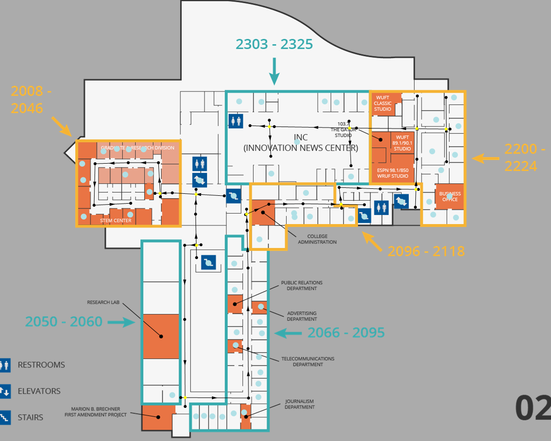 CJC Floorplans UF College of Journalism and Communications