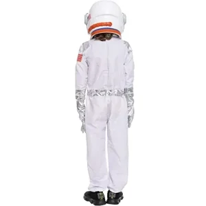 Child Silver Stripes Astronaut Halloween Costume