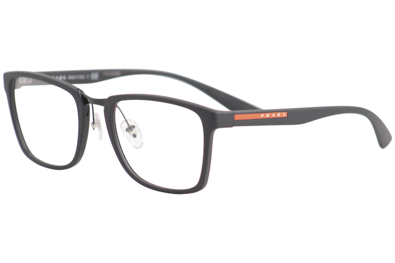 Prada Frames For Glasses - Prada Men's Linea Rossa Eyeglasses Vps06l ... image.