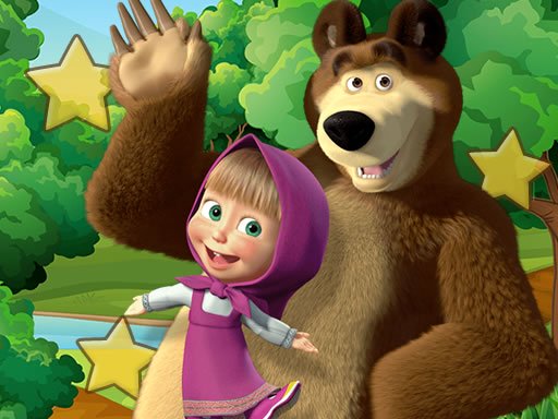 Masha and the Bear Hidden Stars - Juegos web