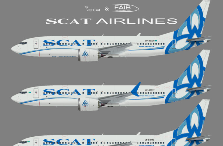 SCAT Airlines Boeing 737 MAX 8