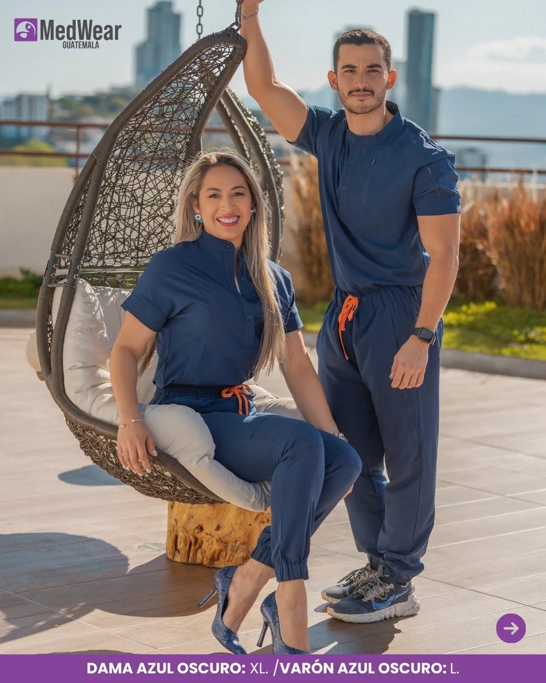 Elegancia al trabajar con nuestros uniformes médicos