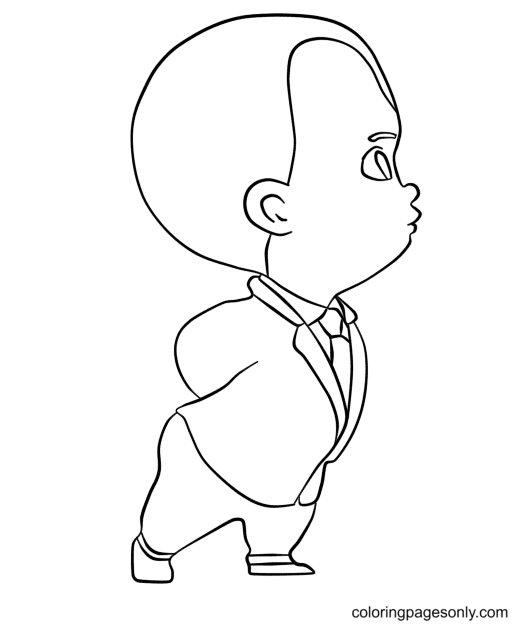 The Boss Baby Coloring Pages Printable for Free Download