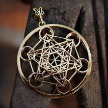 Cubo Metatron oro