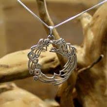 Ouroboros Pendant Silver