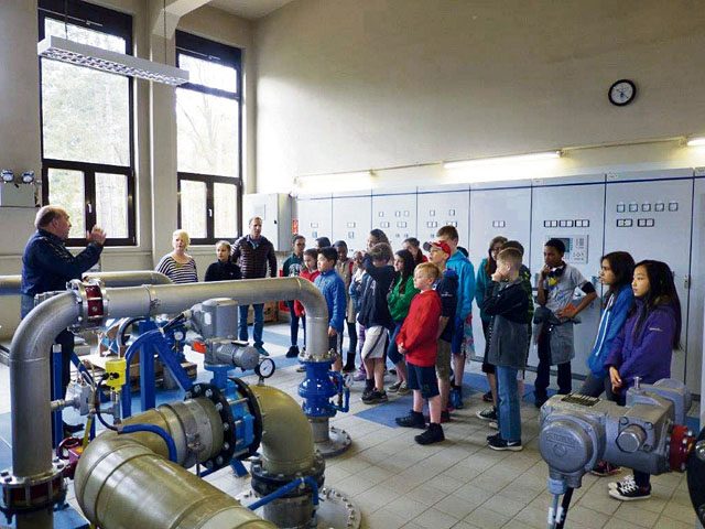 RMS visits base water plant