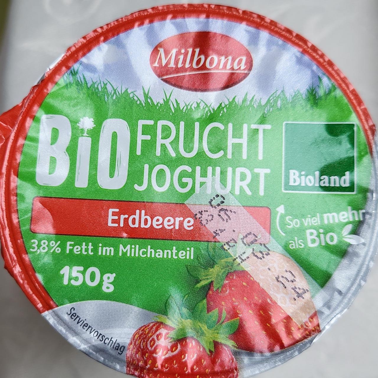 Fotografie - Milbona Bio Fruit Organic Yogurt Strawberry