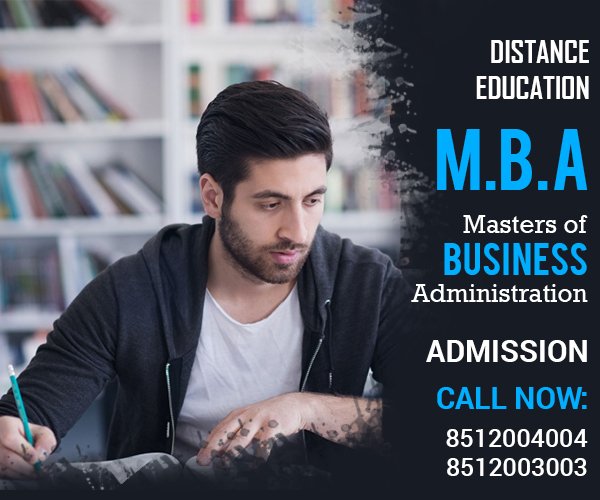 MBA Admission 20232024 Distance education learning Correspondence