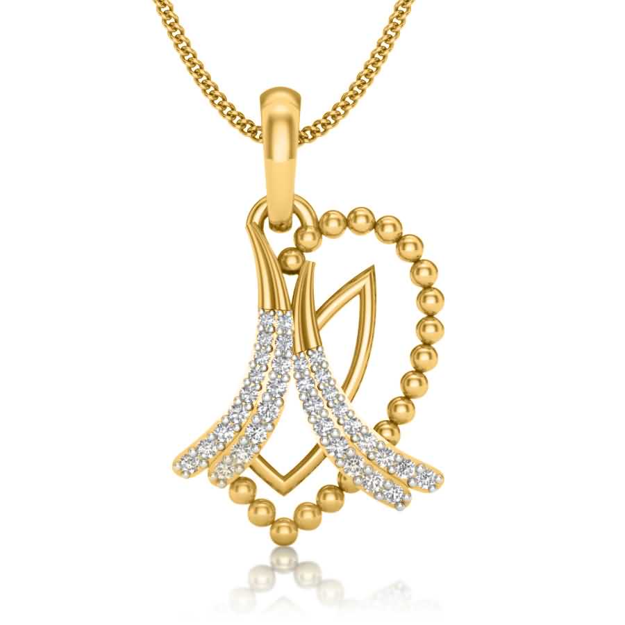 Dots of Shine Diamond Pendant