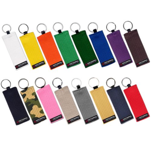 Martial Arts Rank Belt Key Chain