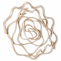 Phillips Collection Vine Rustic Lodge Natural Wood Flower Wall Sculpture