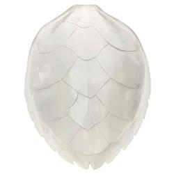 Edisto Coastal Solid White Hawksbill Turtle Shell - by WJC Design