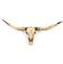 Texas Longhorn Steer Skull Rustic Lodge Reproduction Wall Mount Sculpture | Kathy Kuo Home