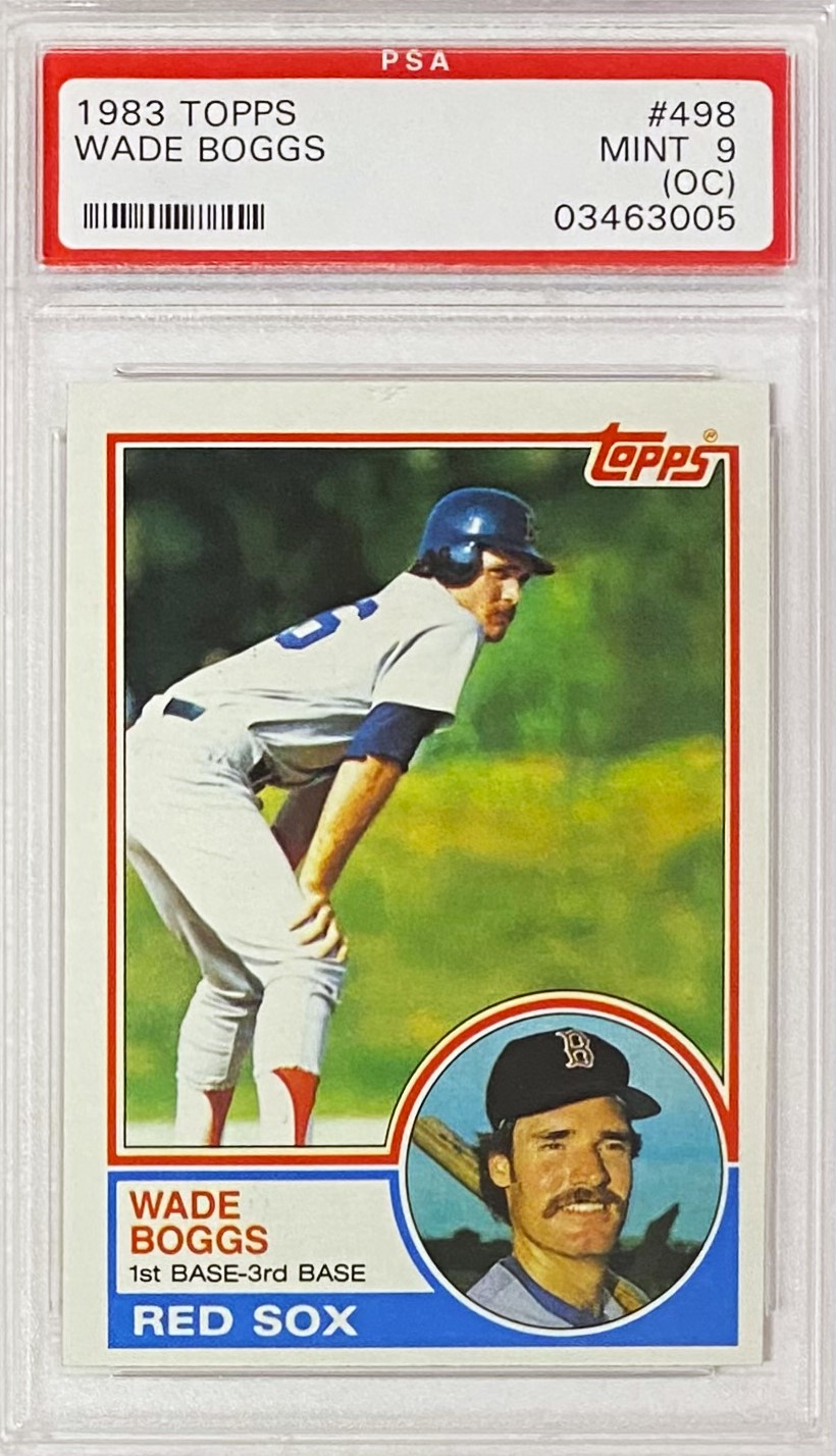 Wade Boggs 1983 Topps Boston Red Sox Baseball Graded Rookie Card (Grade ...