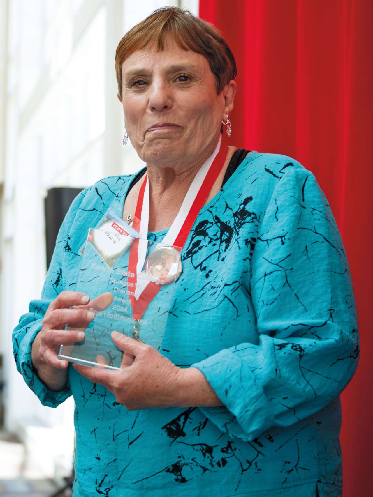 Sprague Drenan Award Recipient Sue Holbrook' 64