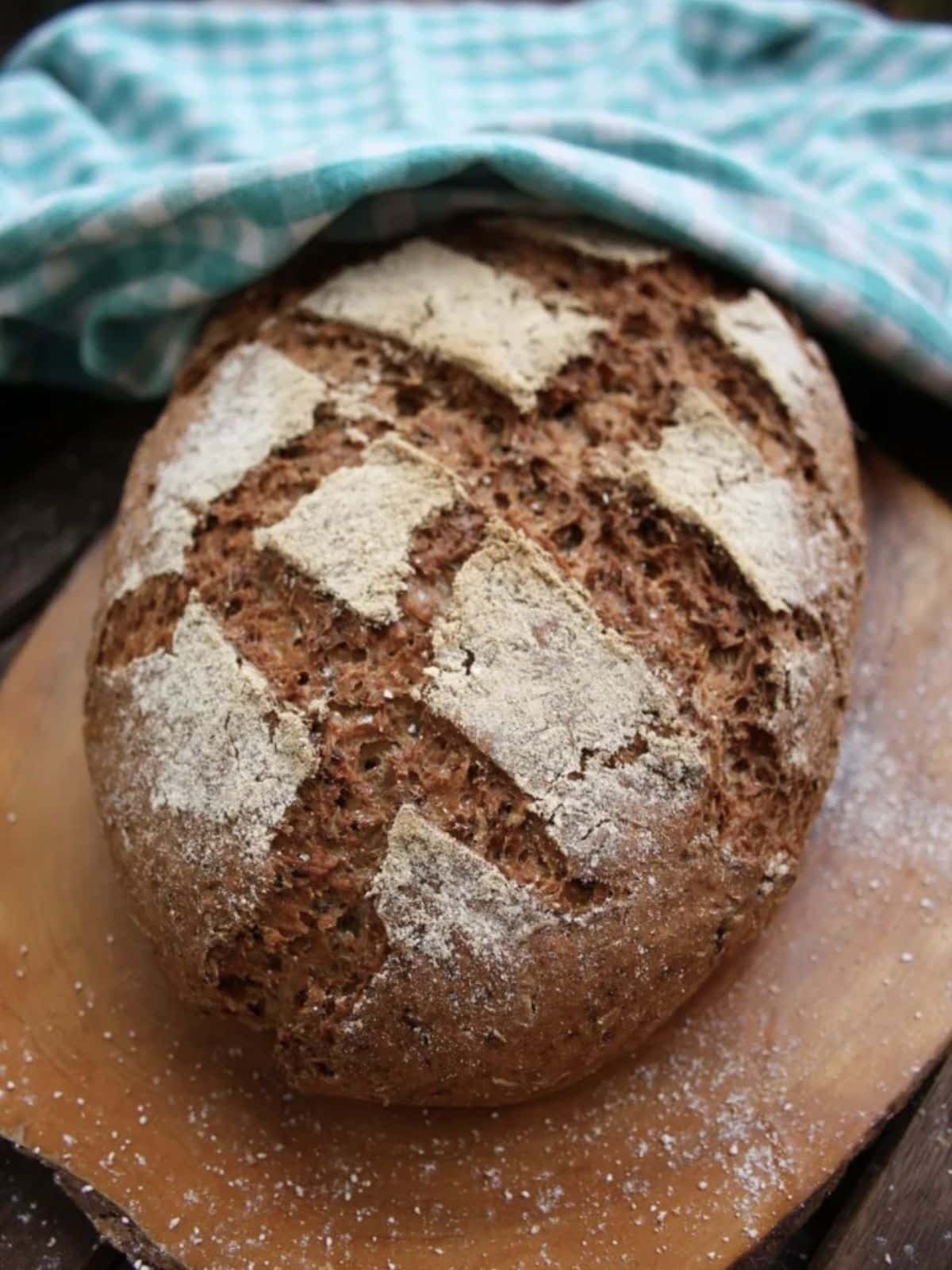 Loaf of beer bread.