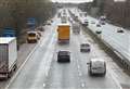 Woman in 20s died after being struck by lorry on M20