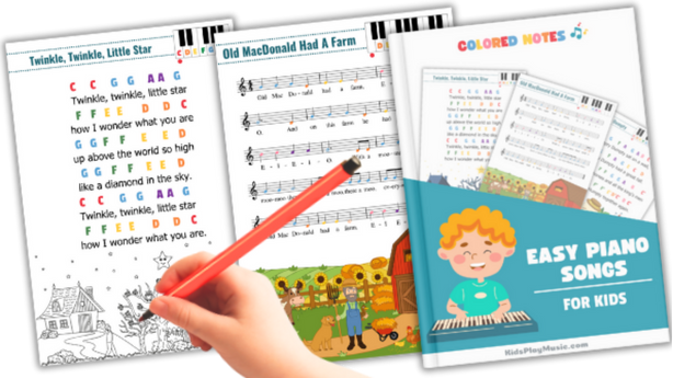 easy beginner piano songs for kids ebook