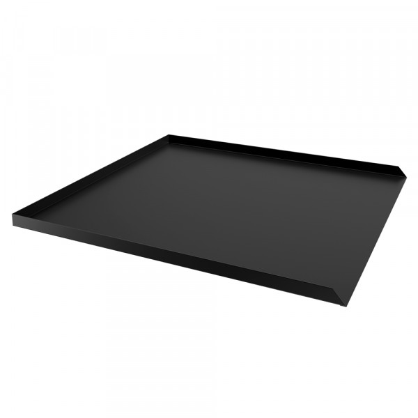 Dishwasher Leak Pan - 20.5" D x 24" W x 1" H - Flat Black