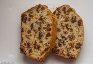 Photo de recette de cake, facile, rapide,  gâteau aux raisins de Kilomètre-0, blog de cuisine réalisée à partir de produits locaux et issus de circuits courts