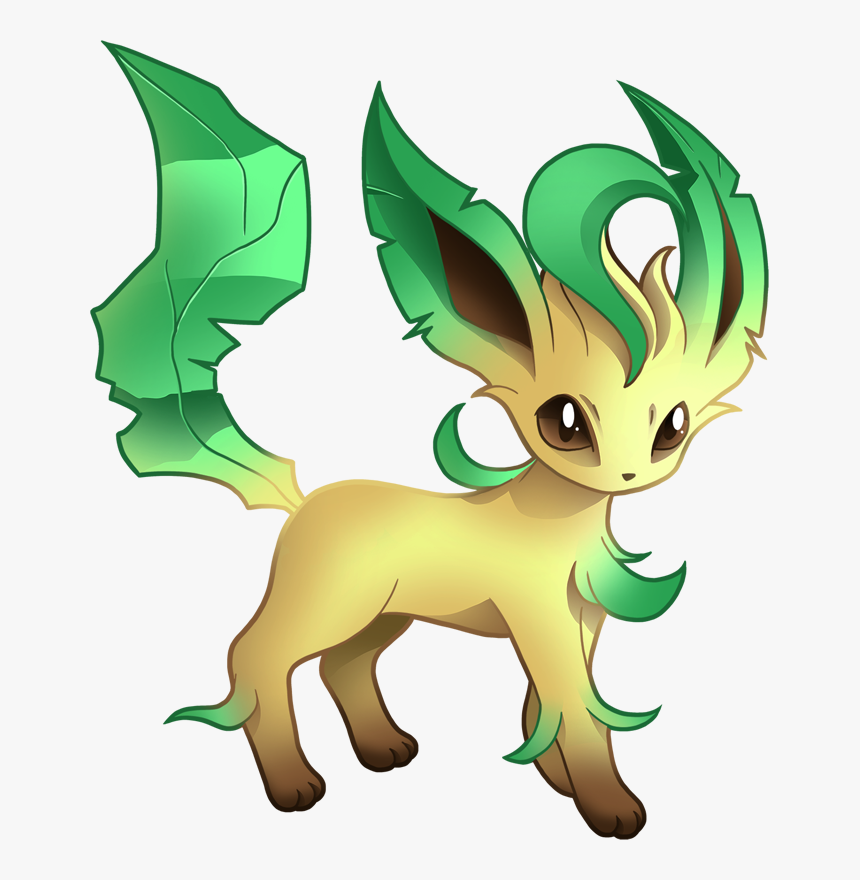 Pokemon Leafeon Shiny, HD Png Download - kindpng