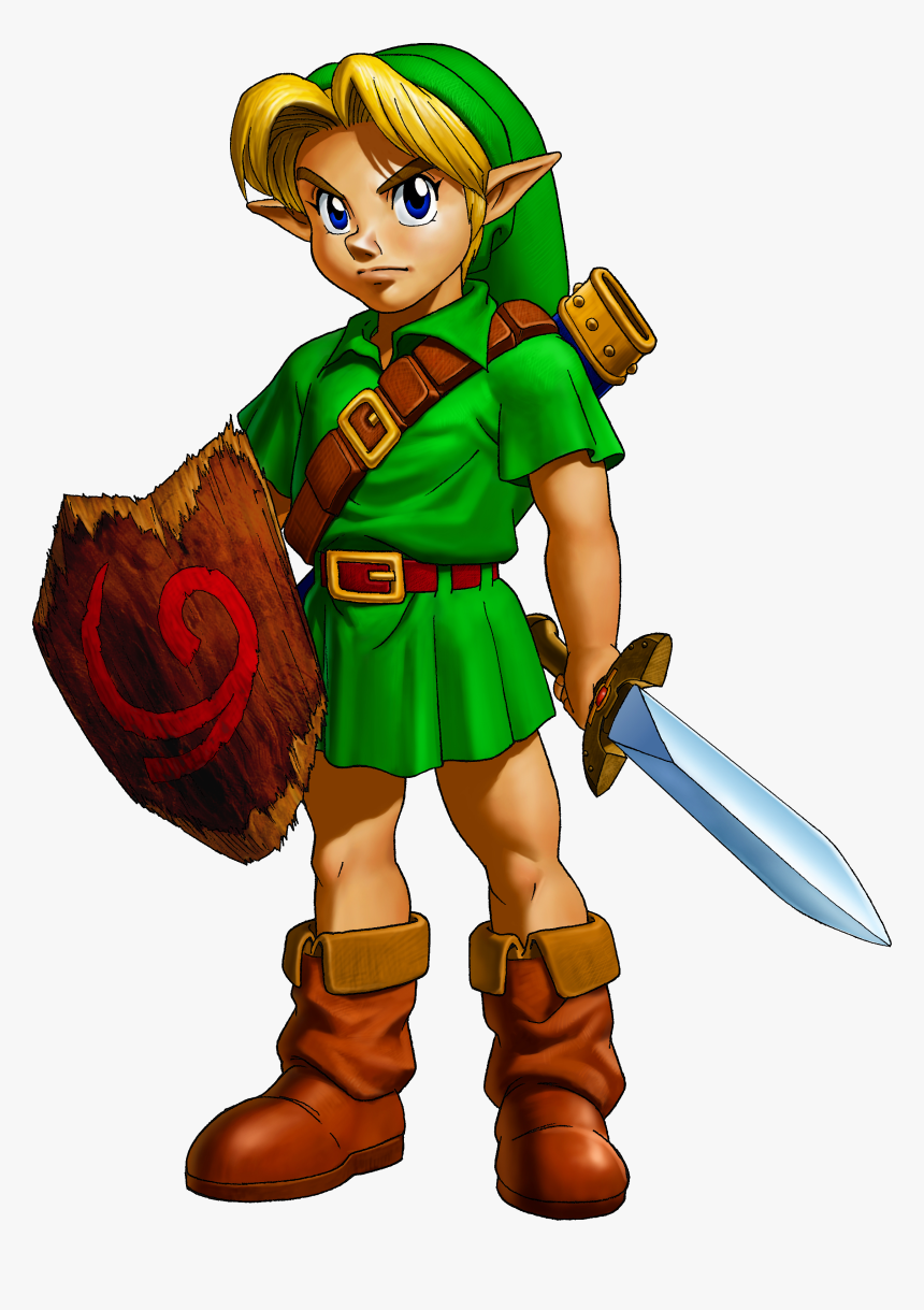 Ocarina Of Time Link Png - Legend Of Zelda Ocarina Of Time Link, Transparent Png, Free Download