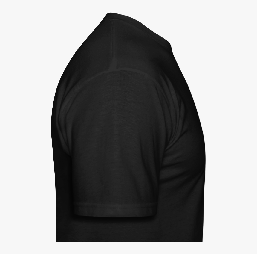 Download Plain Black T Shirt Side View , Png Download - Sweatshirt ...