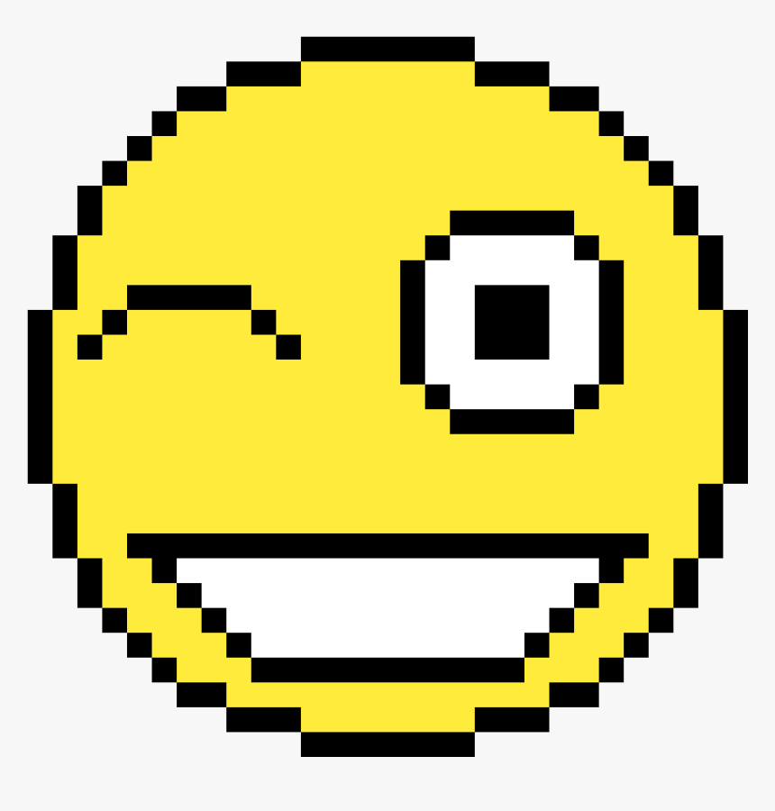 Pixel Art Happy Face, HD Png Download, Free Download