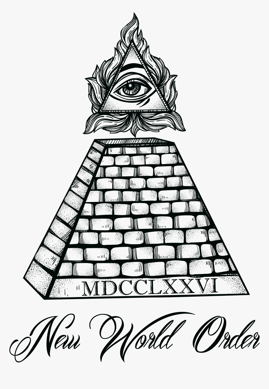 Transparent Triangle Eye Png - All Seeing Eye Pyramid Tattoo Designs, Png Download, Free Download