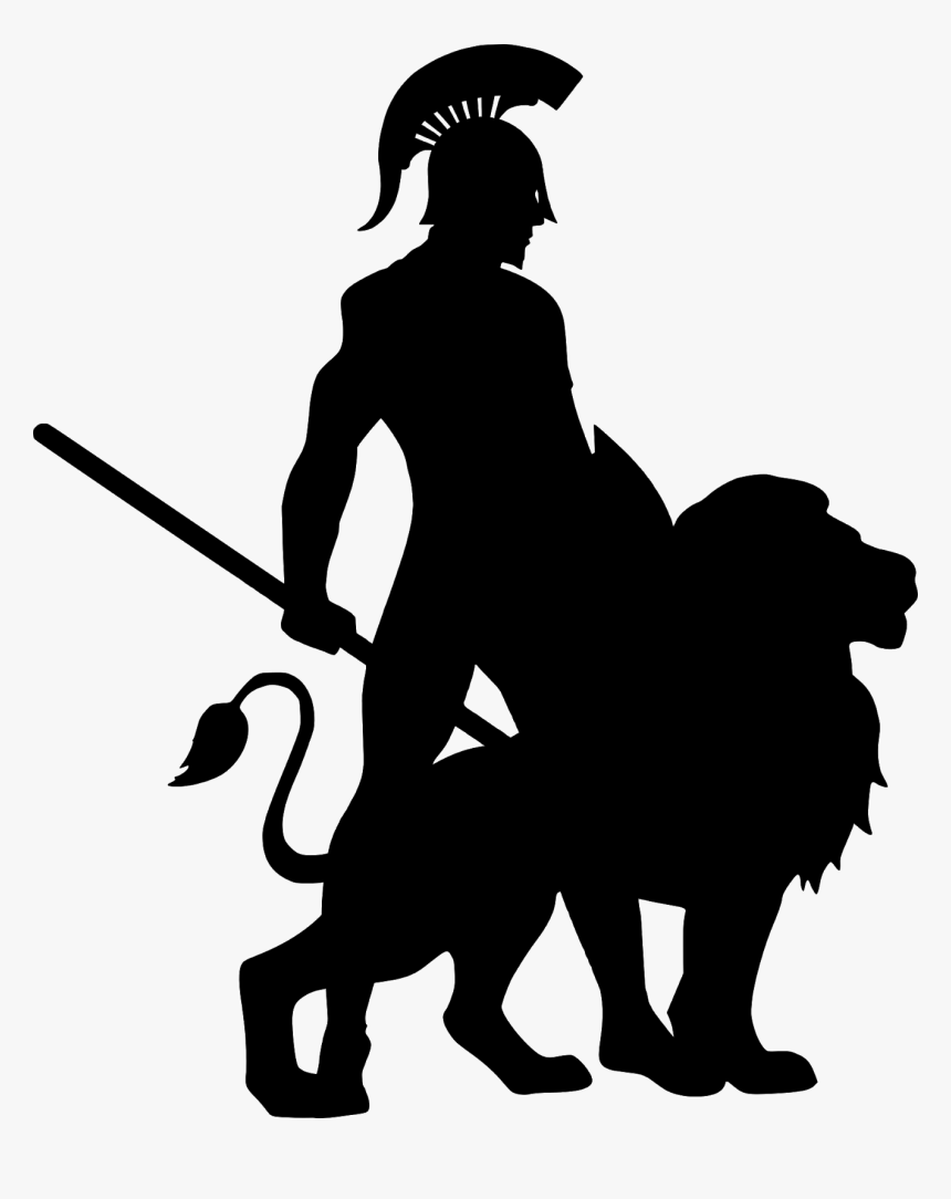 Lion, Spartan, Silhouette, Army, Roman, Soldier, Animal, - Spartan ...