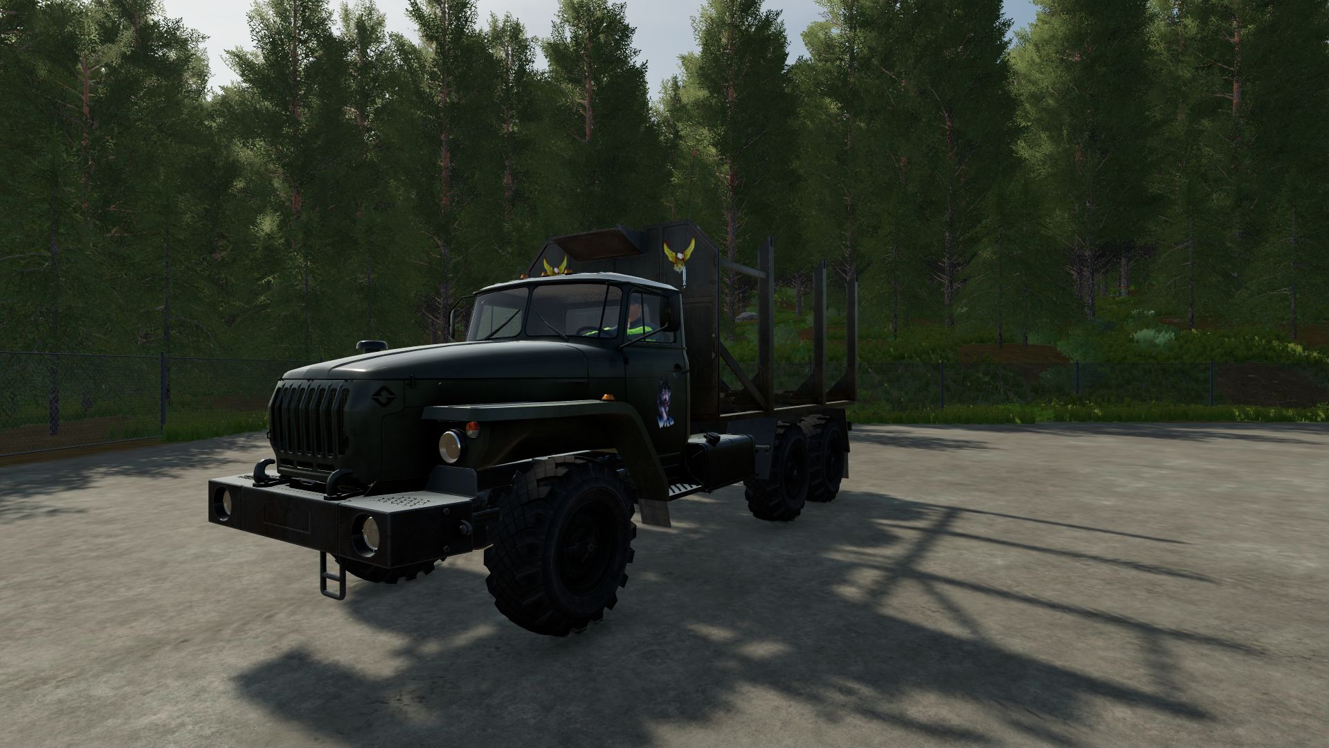 Ural-4320 Timber truck