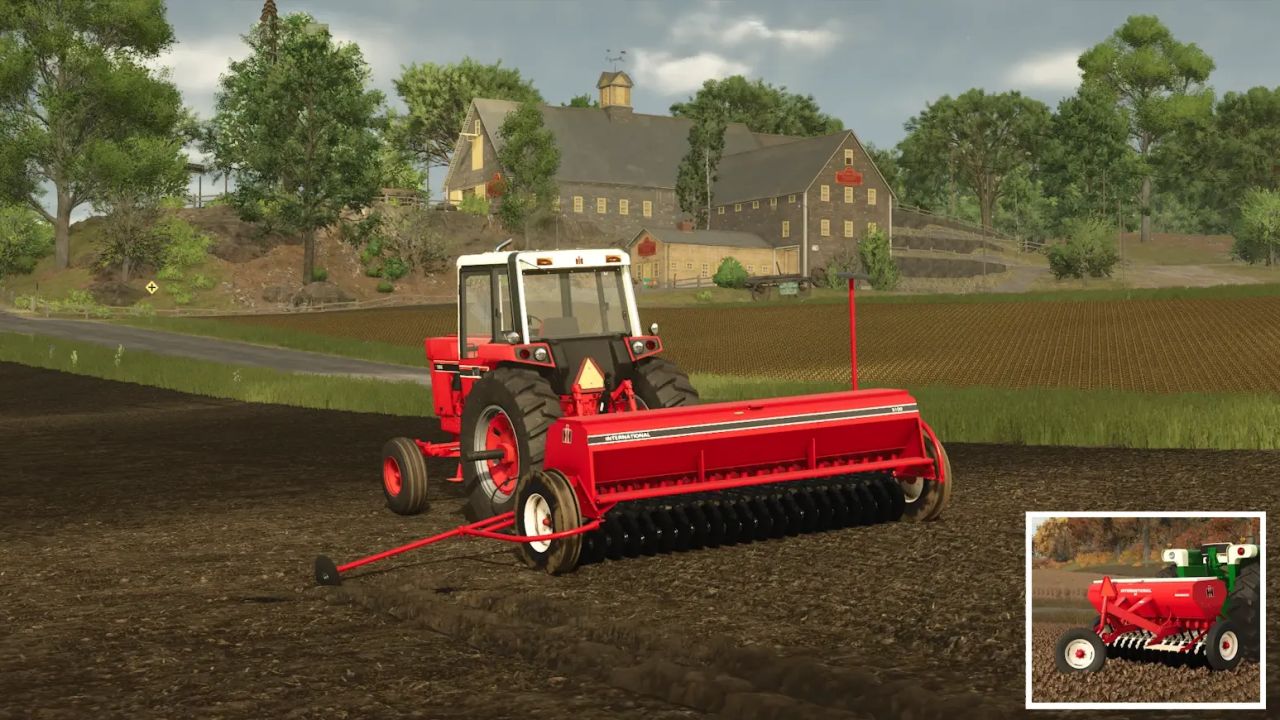 International 5100 grain seeder