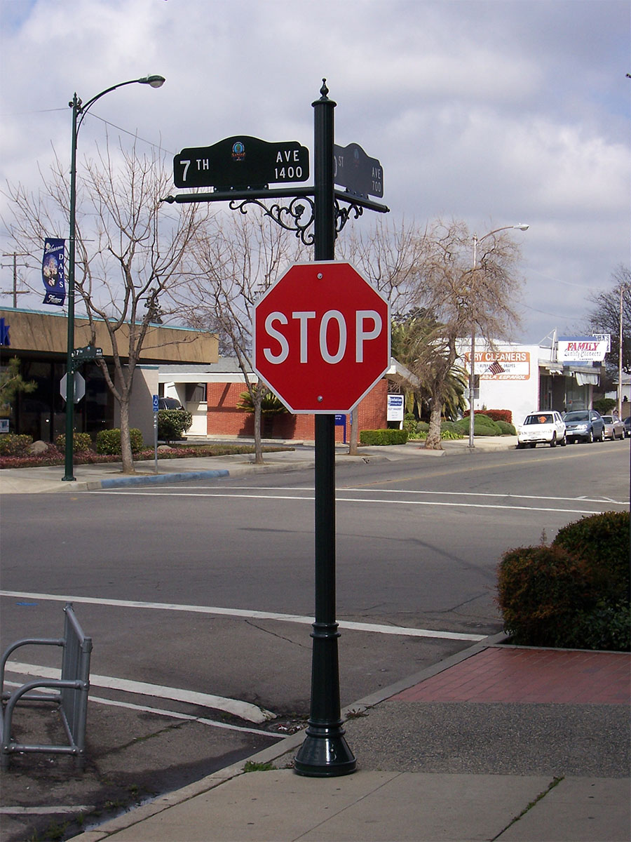 Stop Sign On Street